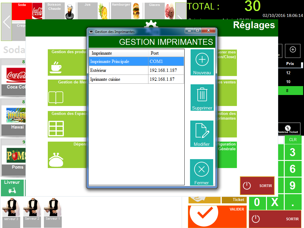 Ma caisse Logiciel de Gestion Café Restaurant — vue 5